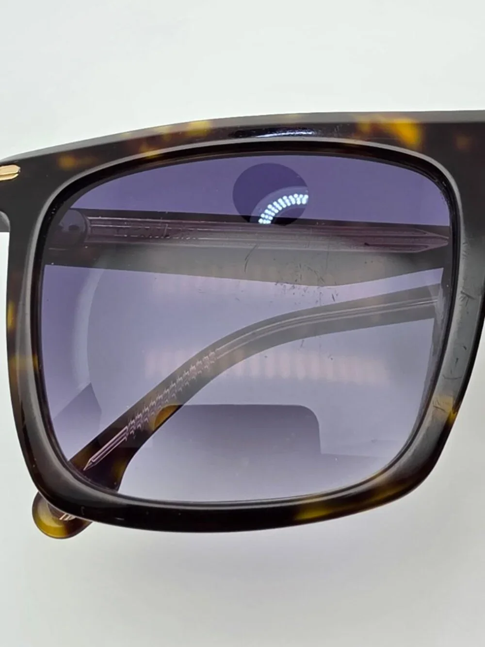 Carrera 359/S 0869K Havana Frame Blue Gradient Lens Square Sunglasses 56-19-150